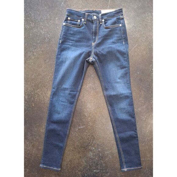 rag & bone Nina High-Rise Skinny Jeans in Carmen/Pre-owned, Sz. 26 - Picture 1 of 7